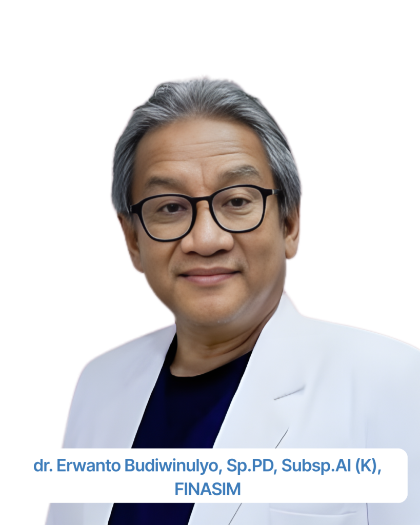 dr. Erwanto Budiwinulyo, Sp.PD, Subsp.AI (K), FINASIM